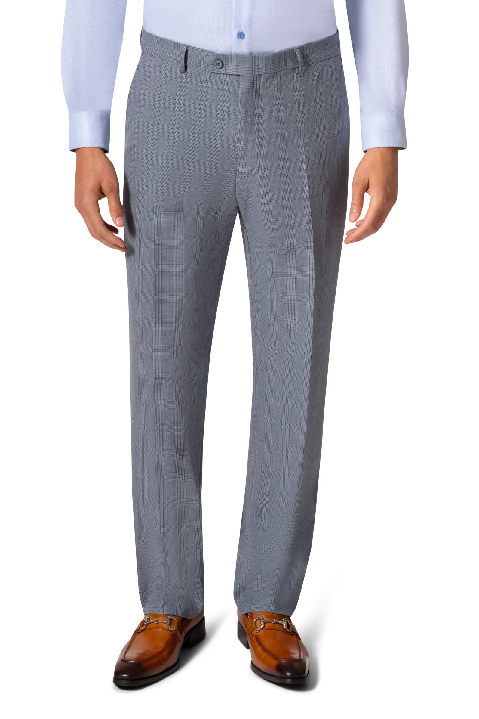 Berragamo BP04KE-07 3PC Notch Slim Suit - Blue