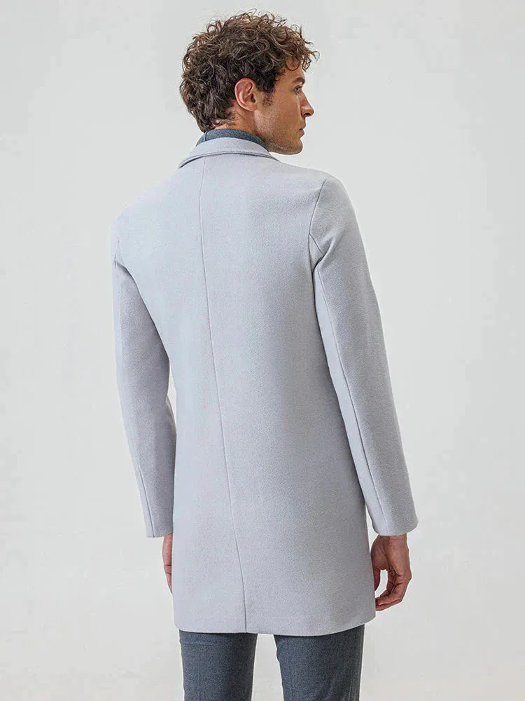 Coofandy Casual Lapel Woolen Coat
