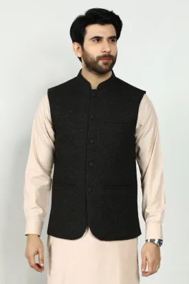 Green Woolen Premium Waistcoat