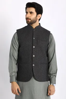 Grey Woolen Premium Waistcoat