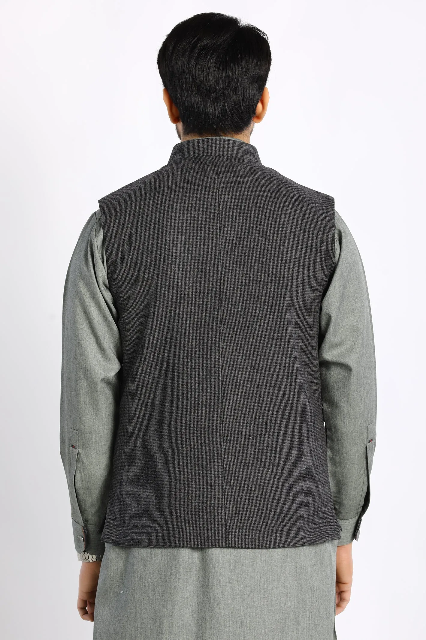 Grey Woolen Premium Waistcoat