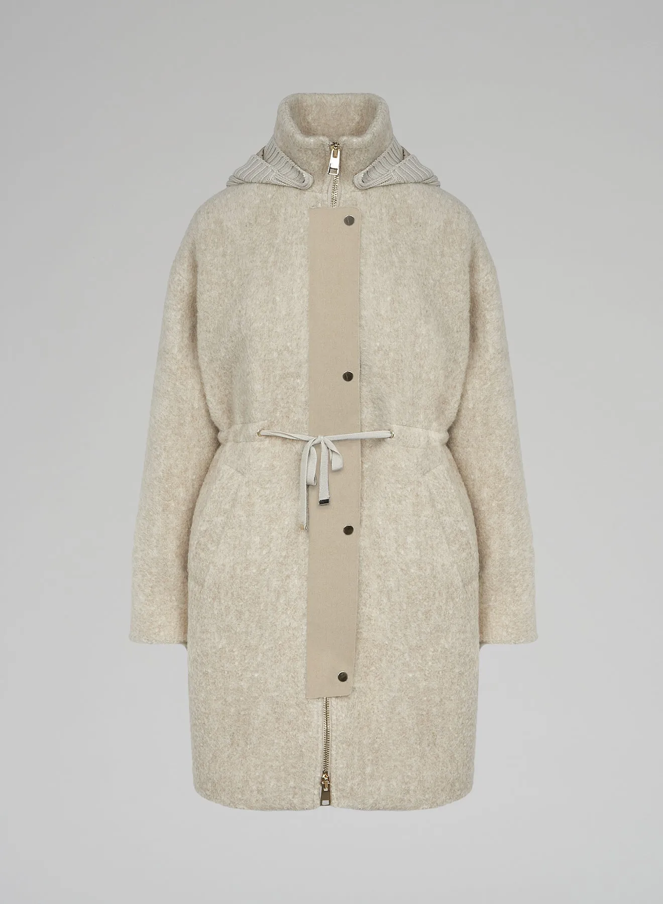PARKA IN ALPACA E LANA