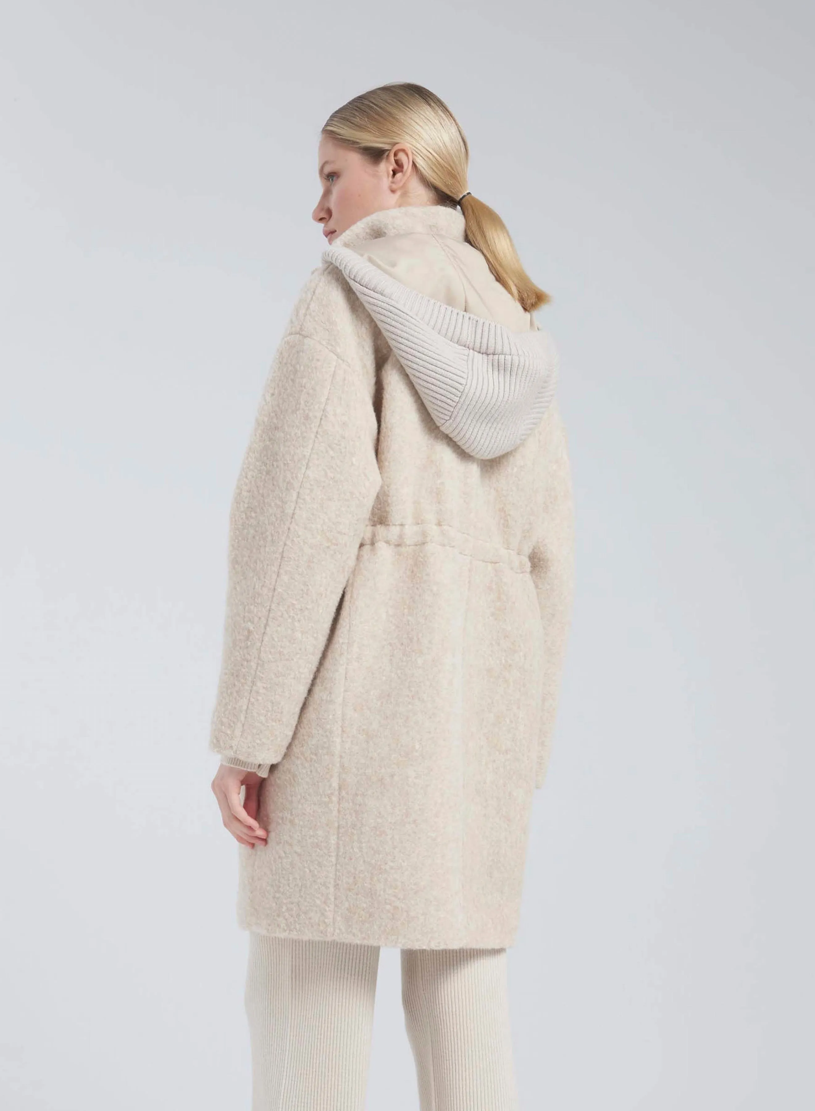 PARKA IN ALPACA E LANA
