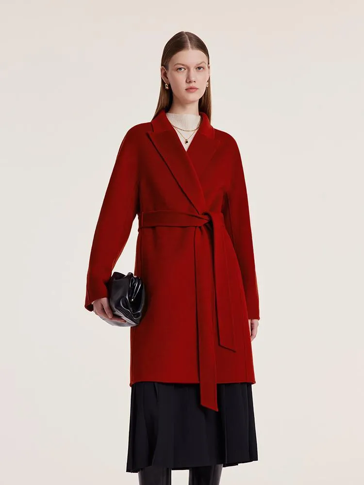 Tencel Wool Double-Faced Women Coat