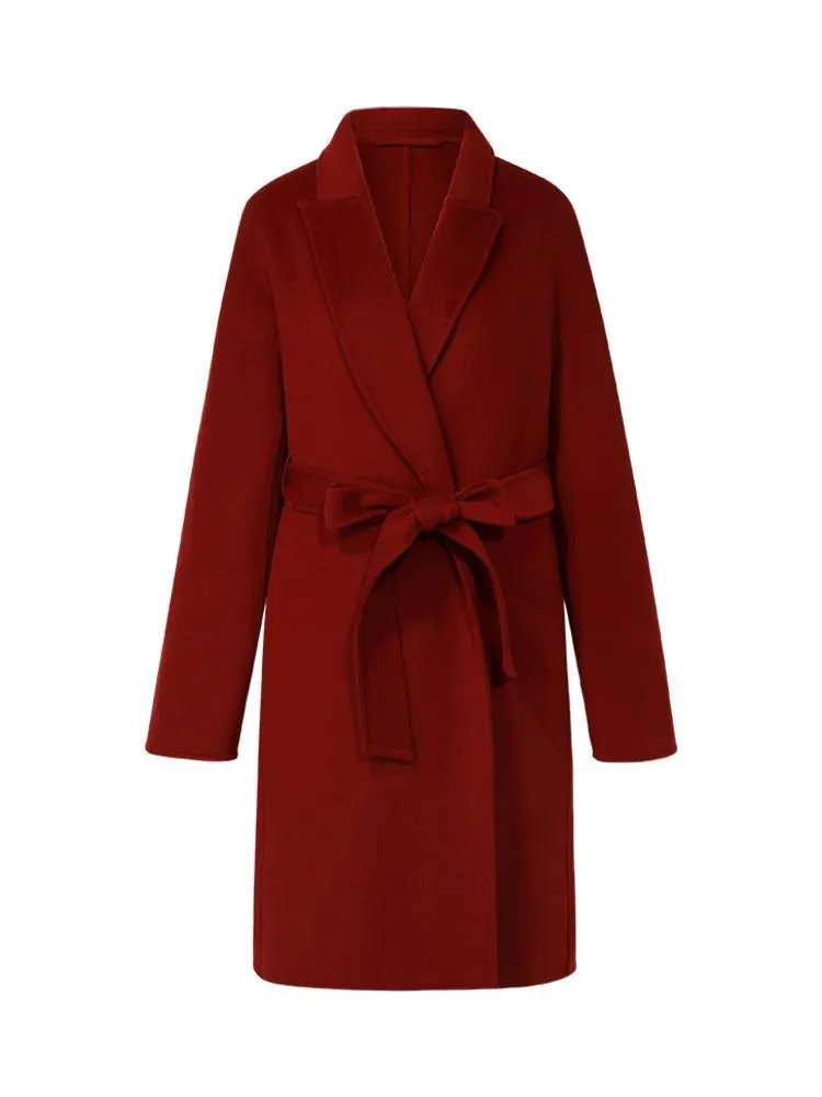 Tencel Wool Double-Faced Women Coat