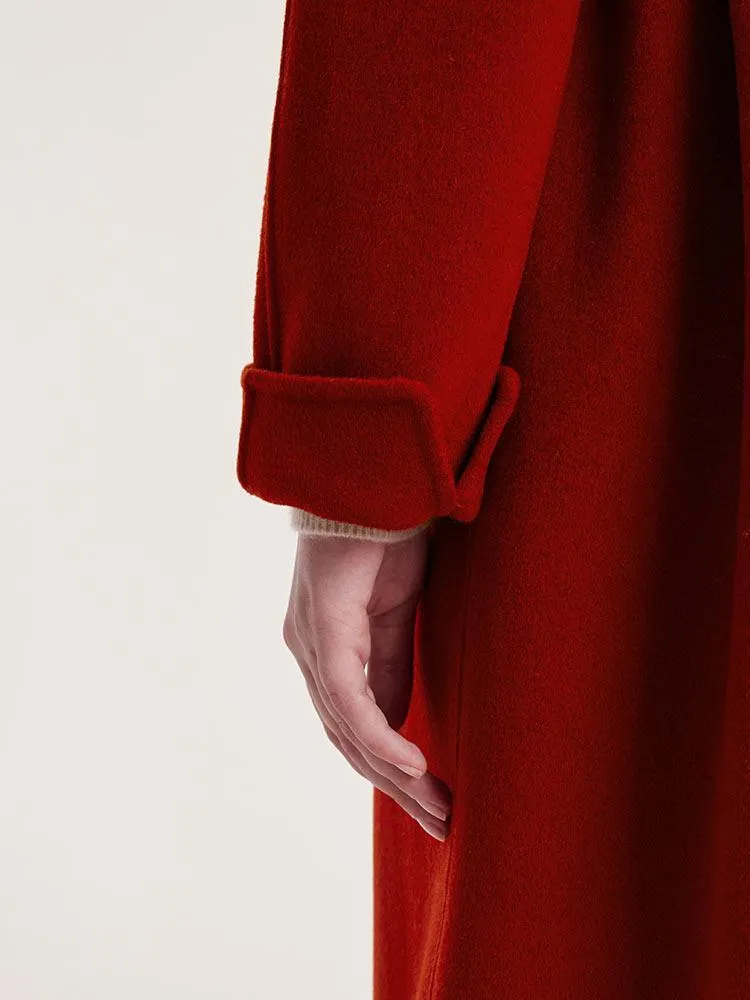 Tencel Wool Double-Faced Women Coat