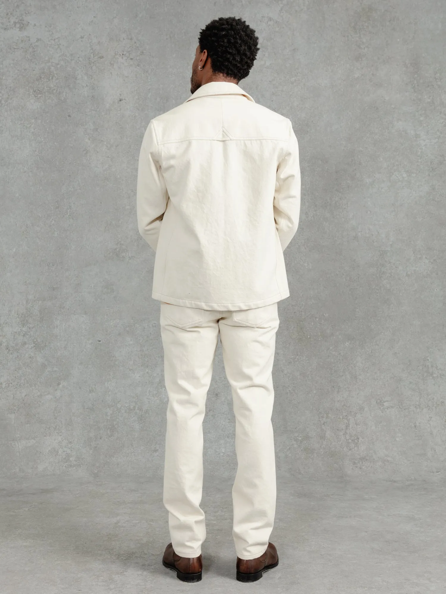 The Denim Mill Jacket - Alabaster