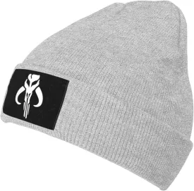 Transparent_Mythosaur Skull Mandalorian Knitted Hat Woolen Hat Warm Fashion Outdoors Knit Cap Unisex