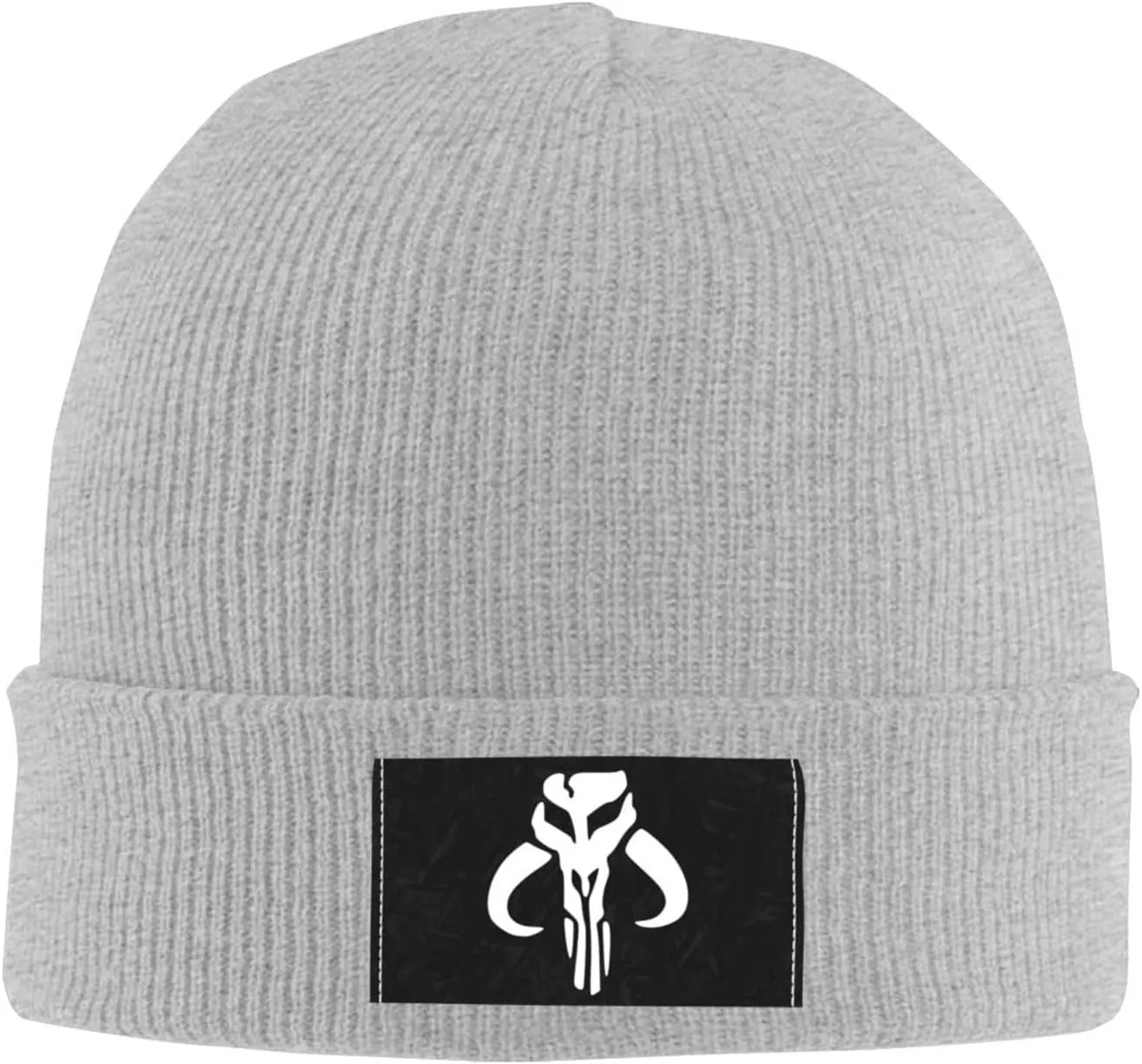 Transparent_Mythosaur Skull Mandalorian Knitted Hat Woolen Hat Warm Fashion Outdoors Knit Cap Unisex